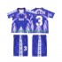 Nogometni Dresovi Real Madrid R CARLOS 3 1996-1997 Retro Dječji Gostujući dres Kratkih Rukava
