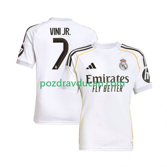 Nogometni Dresovi Real Madrid Vinicius Junior 7 Muški Domaći dres 2025-2026 Kratkih Rukava