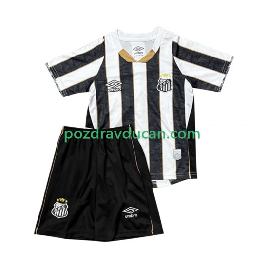 Nogometni Dresovi Santos FC Dječji Gostujući dres 2025-2026 Kratkih Rukava