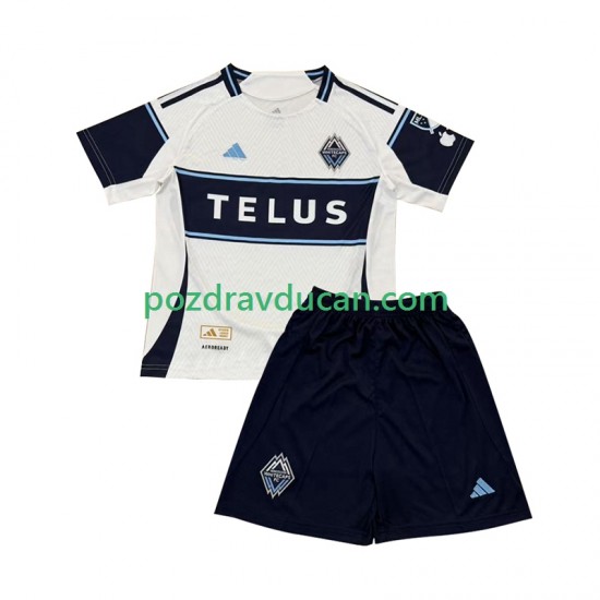 Nogometni Dresovi Vancouver Whitecaps Dječji Gostujući dres 2025 Kratkih Rukava