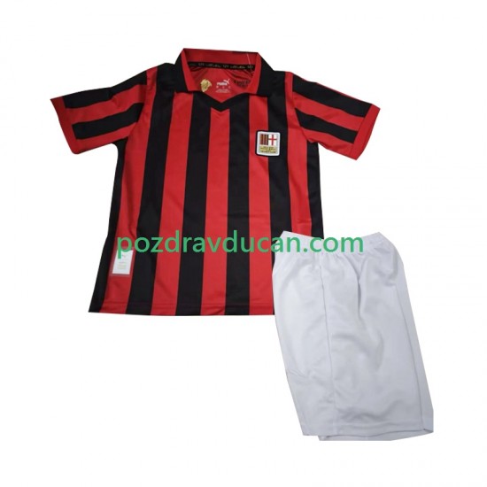 Nogometni Dresovi AC Milan 125th Anniversary Dječji Domaći dres 2024-2025 Kratkih Rukava