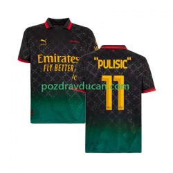 Nogometni Dresovi AC Milan Christian Pulisic 11 Muški Četvrti dres 2024-2025 Kratkih Rukava