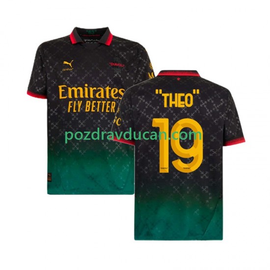 Nogometni Dresovi AC Milan THEO 19 Muški Četvrti dres 2024-2025 Kratkih Rukava