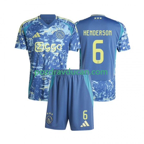 Nogometni Dresovi AFC Ajax Henderson 6 Dječji Gostujući dres 2024-2025 Kratkih Rukava