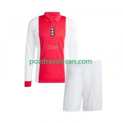 Nogometni Dresovi AFC Ajax Anniversary Dječji Domaći dres 2024-2025 Dugi Rukav
