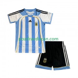 Nogometni Dresovi Argentina Retro Dječji Domaći dres 2006 Kratkih Rukava