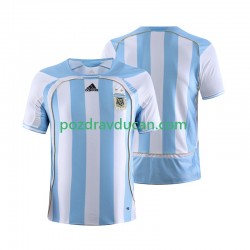 Nogometni Dresovi Argentina Retro Muški Domaći dres 2006 Kratkih Rukava