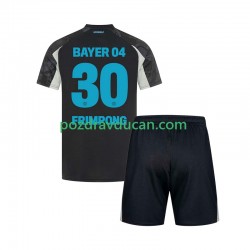 Nogometni Dresovi Bayer 04 Leverkusen Frimpong 30 Dječji Treći dres 2024-2025 Kratkih Rukava