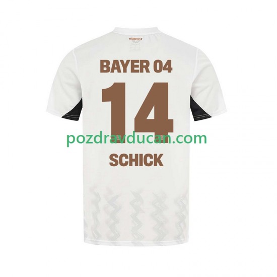 Nogometni Dresovi Bayer 04 Leverkusen Patrik Schick 14 Muški Gostujući dres 2024-2025 Kratkih Rukava