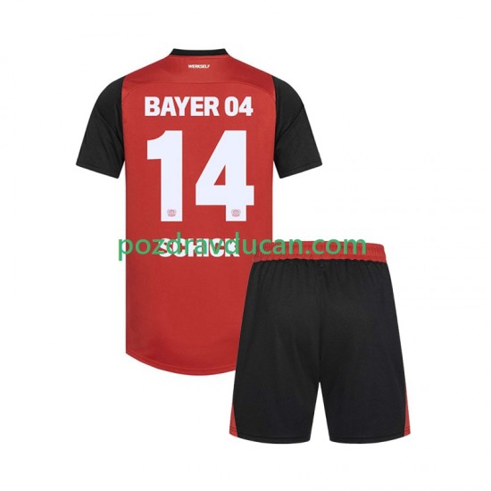 Nogometni Dresovi Bayer 04 Leverkusen Patrik Schick 14 Dječji Domaći dres 2024-2025 Kratkih Rukava