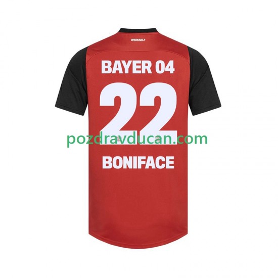 Nogometni Dresovi Bayer 04 Leverkusen Victor Boniface 22 Muški Domaći dres 2024-2025 Kratkih Rukava