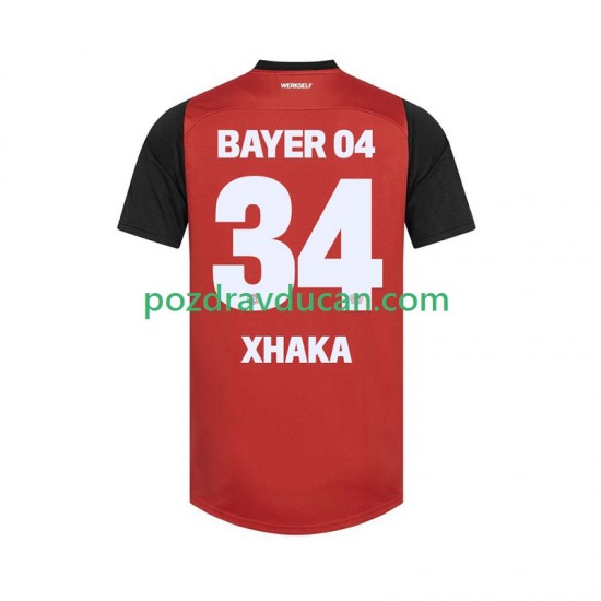 Nogometni Dresovi Bayer 04 Leverkusen XHAKA 34 Muški Domaći dres 2024-2025 Kratkih Rukava