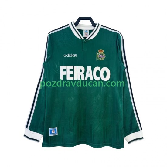 Nogometni Dresovi Deportivo de La Coruna Retro Muški Gostujući dres 1999 Dugi Rukav
