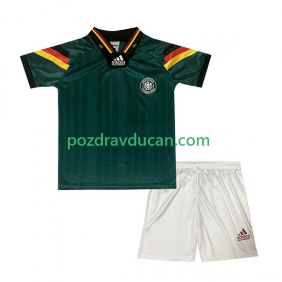 Nogometni Dresovi Njemačka 1992 Retro Dječji Gostujući dres Kratkih Rukava
