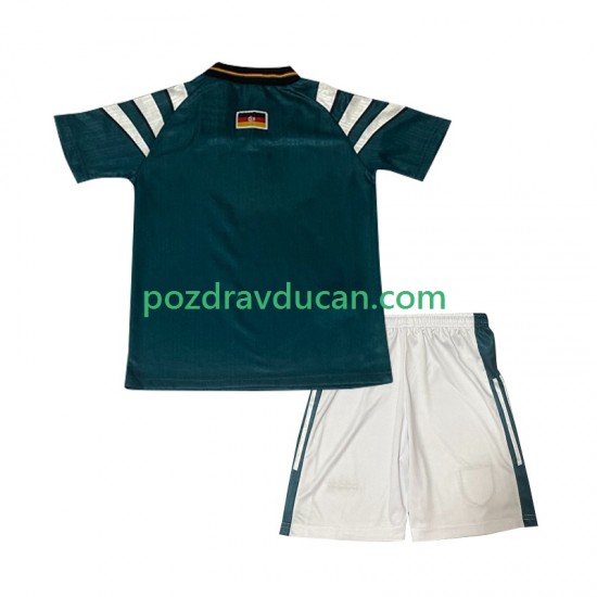 Nogometni Dresovi Njemačka 1996 Retro Dječji Gostujući dres Kratkih Rukava