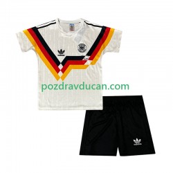 Nogometni Dresovi Njemačka 1990 Retro Dječji Domaći dres Kratkih Rukava