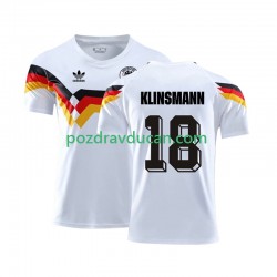 Nogometni Dresovi Njemačka Klinsmann 18 1990 Retro Muški Domaći dres Kratkih Rukava
