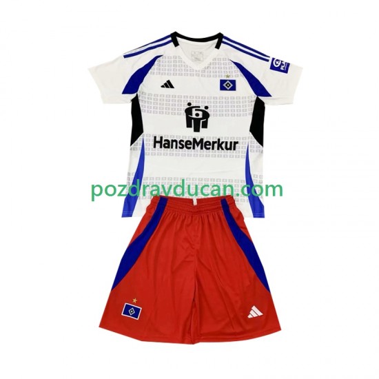 Nogometni Dresovi Hamburger SV Dječji Domaći dres 2024-2025 Kratkih Rukava