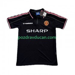 Nogometni Dresovi Manchester United Beckham 7 Retro Muški Treći dres 1998 1999 Kratkih Rukava