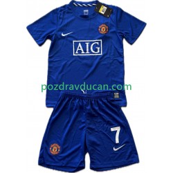Nogometni Dresovi Manchester United Cristiano Ronaldo 7 2009 Retro Dječji Treći dres 2008 Kratkih Rukava