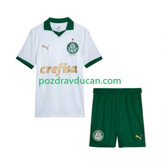 Nogometni Dresovi Palmeiras Dječji Gostujući dres 2024 Kratkih Rukava