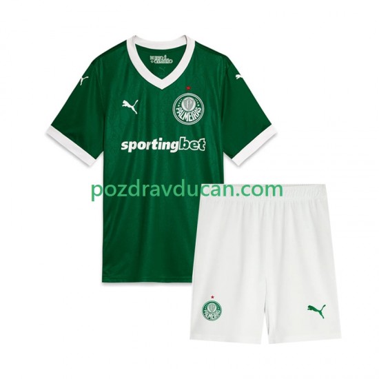 Nogometni Dresovi Palmeiras Dječji Domaći dres 2025 Kratkih Rukava