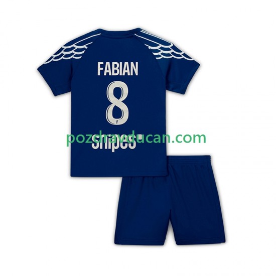 Nogometni Dresovi Paris Saint-Germain Fabian 8 Dječji Četvrti dres 2024-2025 Kratkih Rukava