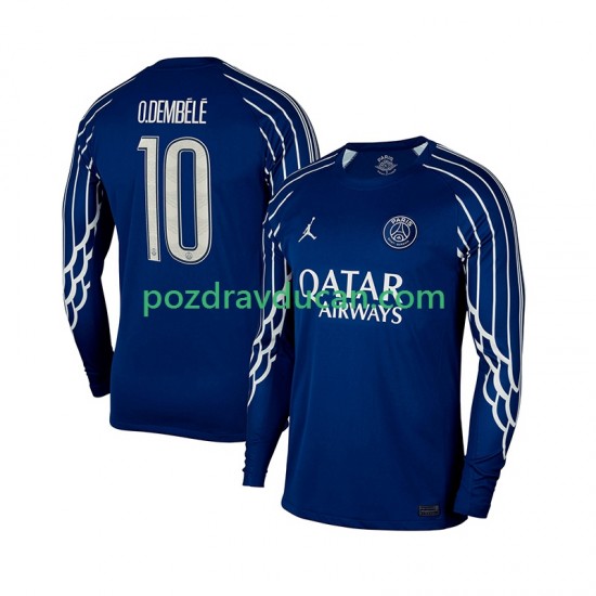Nogometni Dresovi Paris Saint-Germain Ousmane Dembele 10 Muški Četvrti dres 2024-2025 Dugi Rukav