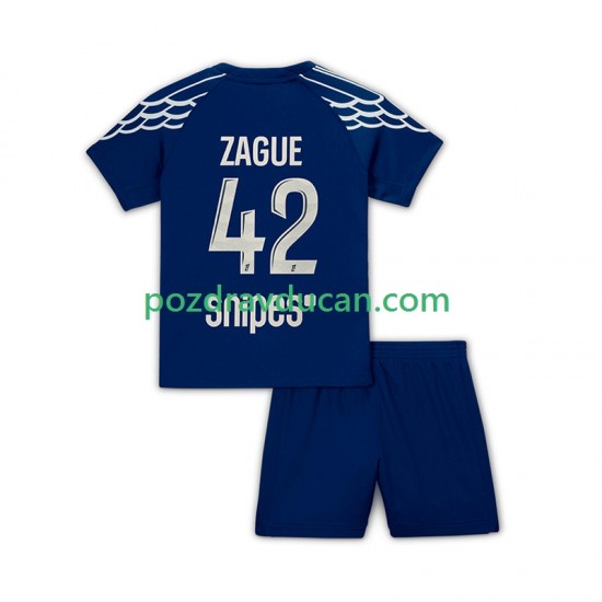 Nogometni Dresovi Paris Saint-Germain Zague 42 Dječji Četvrti dres 2024-2025 Kratkih Rukava