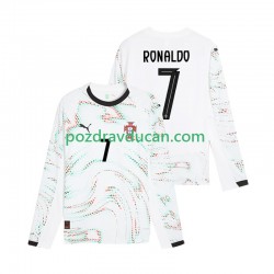 Nogometni Dresovi Portugal Cristiano Ronaldo 7 Muški Gostujući dres 2025 Dugi Rukav