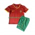Nogometni Dresovi Portugal 2000 Retro Dječji Domaći dres Kratkih Rukava