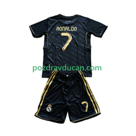 Nogometni Dresovi Real Madrid Cristiano Ronaldo 7 2012 Retro Dječji Gostujući dres 2011 Kratkih Rukava