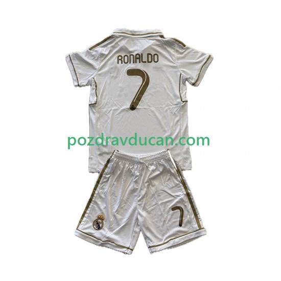 Nogometni Dresovi Real Madrid Cristiano Ronaldo 7 2012 Retro Dječji Domaći dres 2011 Kratkih Rukava