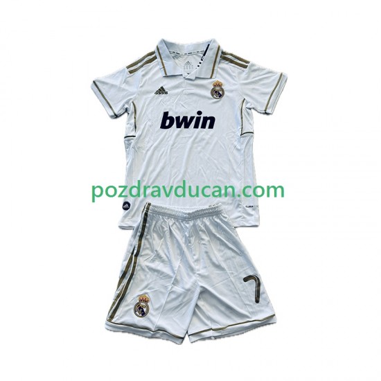 Nogometni Dresovi Real Madrid Cristiano Ronaldo 7 2012 Retro Dječji Domaći dres 2011 Kratkih Rukava
