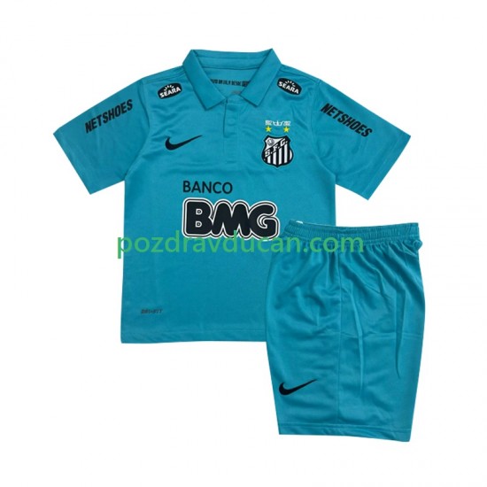Nogometni Dresovi Santos FC 2012 Retro Dječji Treći dres 2011 Kratkih Rukava