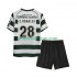Nogometni Dresovi Sporting CP Cristiano Ronaldo 28 2001 2003 Retro Dječji Domaći dres Kratkih Rukava