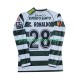 Nogometni Dresovi Sporting CP Cristiano Ronaldo 28 2001 2003 Retro Muški Domaći dres Dugi Rukav