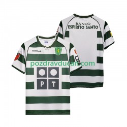 Nogometni Dresovi Sporting CP 2001 2003 Retro Muški Domaći dres Kratkih Rukava