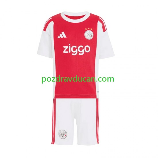 Nogometni Dresovi AFC Ajax Dječji Domaći dres 2026-2027 Kratkih Rukava