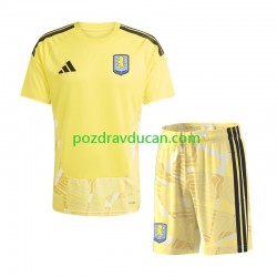 Nogometni Dresovi Aston Villa Vratar Dječji Domaći dres 2026-2027 Kratkih Rukava
