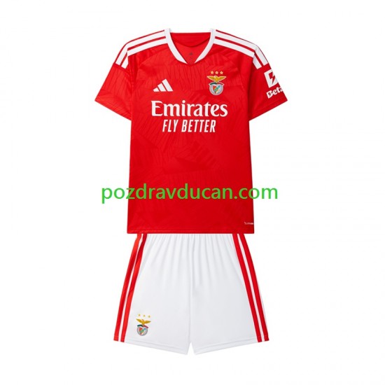 Nogometni Dresovi Benfica Dječji Domaći dres 2026-2027 Kratkih Rukava