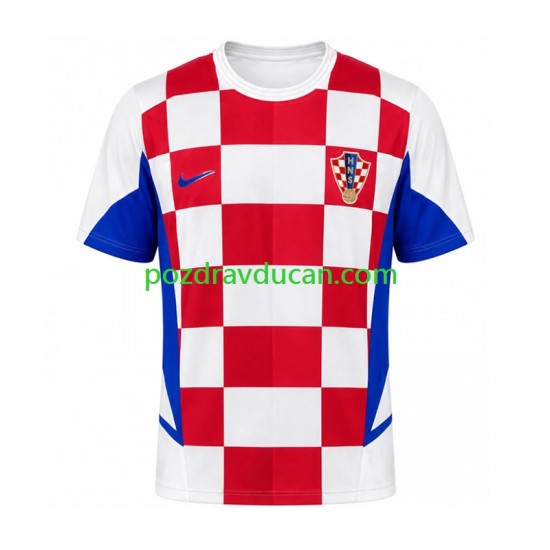 Nogometni Dresovi Hrvatska Retro Muški Domaći dres 2002 Kratkih Rukava