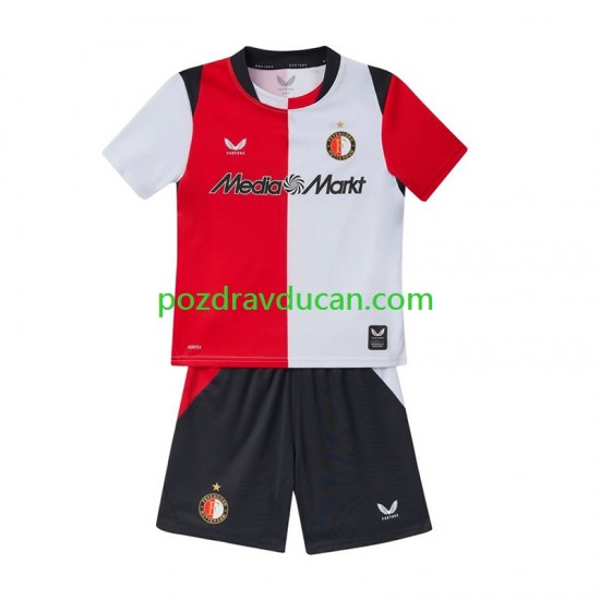 Nogometni Dresovi Feyenoord Rotterdam Dječji Domaći dres 2026-2027 Kratkih Rukava
