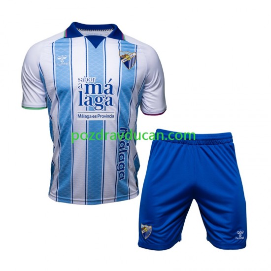 Nogometni Dresovi Málaga CF Dječji Domaći dres 2026-2027 Kratkih Rukava