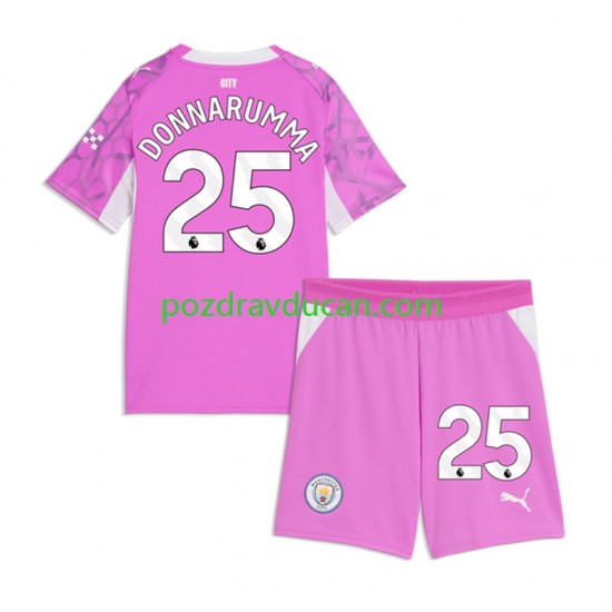 Nogometni Dresovi Manchester City Gianluigi Donnarumma Vratar Dječji Gostujući dres 2026-2027 Kratkih Rukava