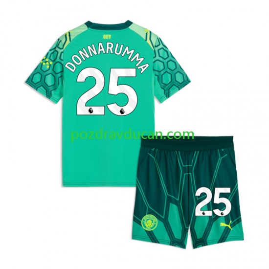 Nogometni Dresovi Manchester City Gianluigi Donnarumma Vratar Dječji Domaći dres 2026-2027 Kratkih Rukava