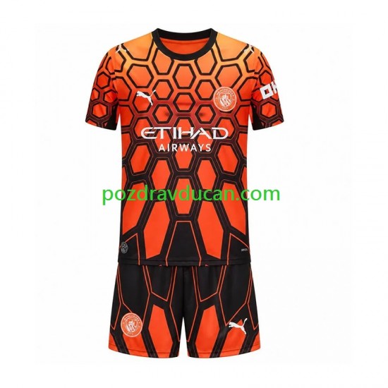 Nogometni Dresovi Manchester City Vratar Dječji Treći dres 2026-2027 Kratkih Rukava
