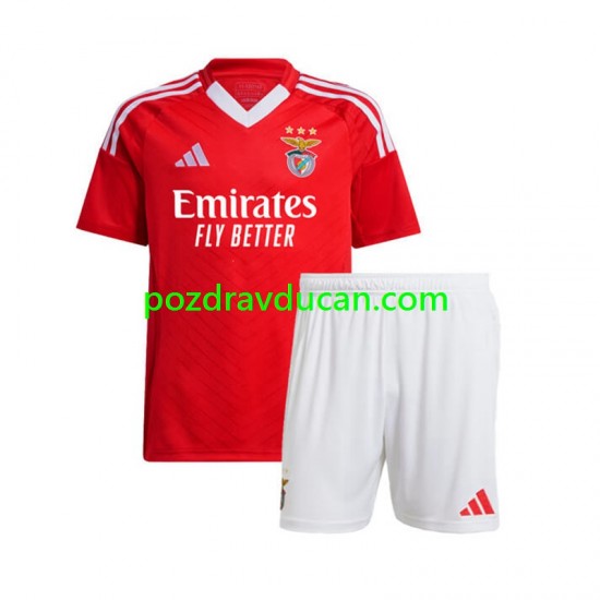 Nogometni Dresovi Benfica Dječji Domaći dres 2024-2025 Kratkih Rukava