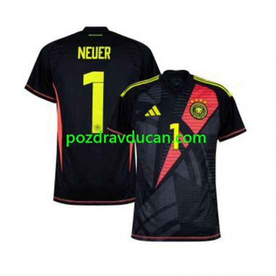 Nogometni Dresovi Njemačka Manuel Neuer 1 Vratar Muški Domaći dres Euro 2024 Kratkih Rukava