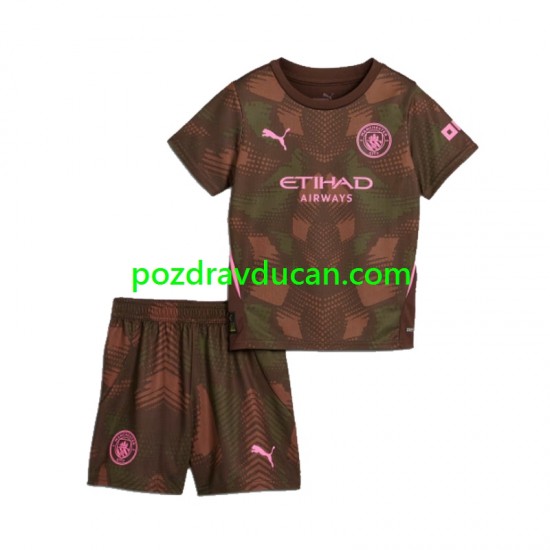 Nogometni Dresovi Manchester City Vratar Dječji Domaći dres 2024-2025 Kratkih Rukava